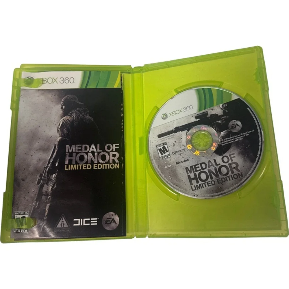 Xbox 360 Game Bundle Call of Duty MW3 Ghosts Medal of Honor Limited Edition‎